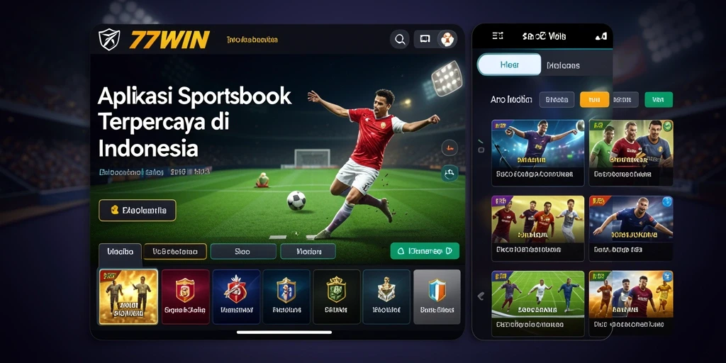 Tampilan gameplay 77WIN dengan taruhan olahraga yang menarik.