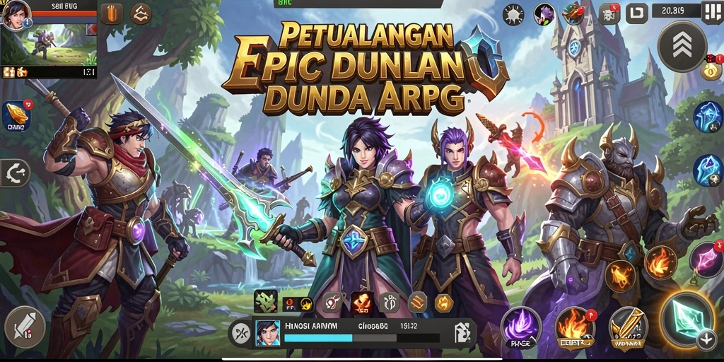 Tampilan gameplay 8II yang menarik dan mendebarkan dalam aksi ARPG.