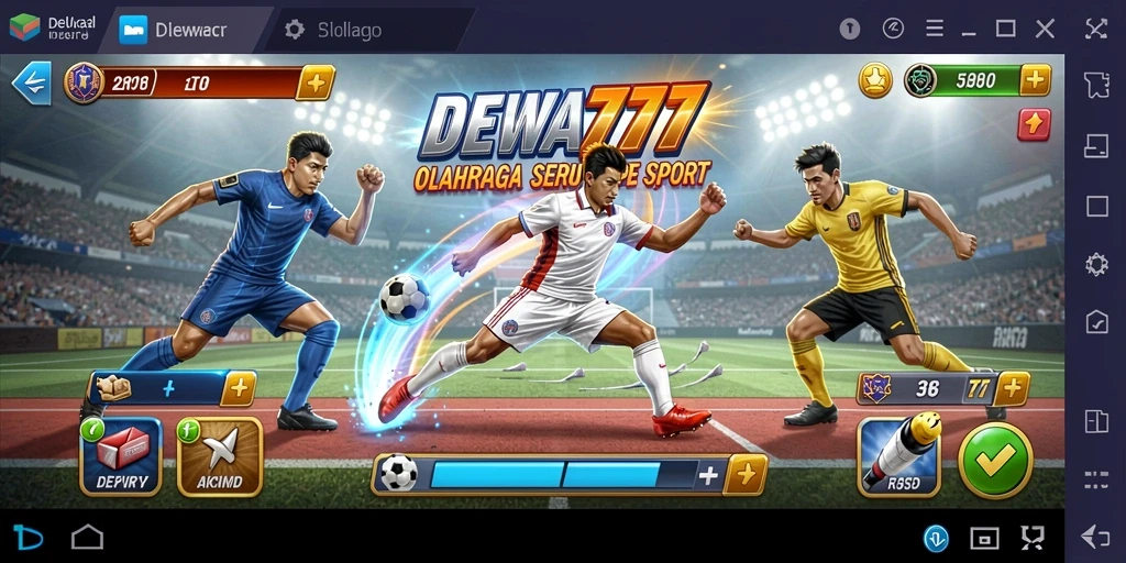 Tampilan gameplay DEWA777 yang penuh aksi dan kompetitif.