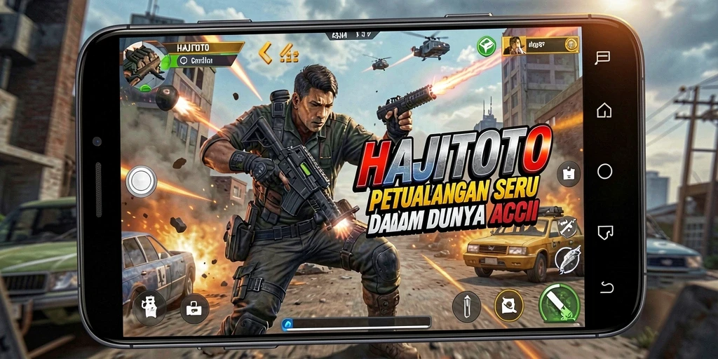 Tampilan menangkap aksi seru dalam gameplay HAJITOTO.
