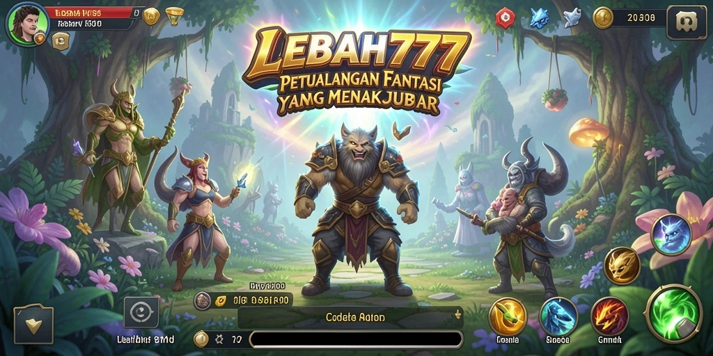 Tampilan gameplay LEBAH777 yang epik dan penuh aksi.