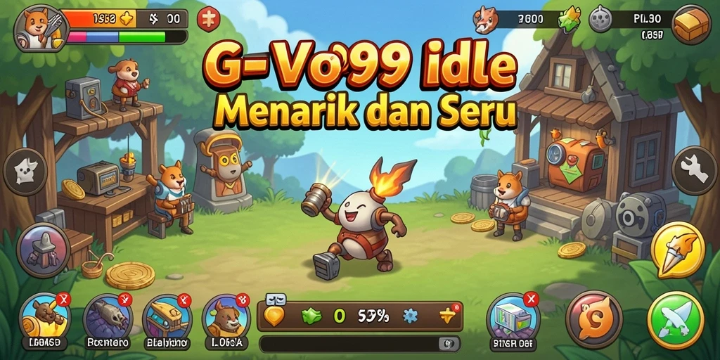 Tampilan gameplay OVO99 yang mengasyikkan dan penuh warna.