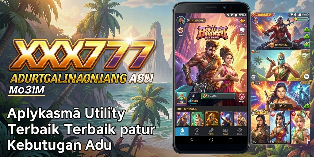 Screenshot utama XXX777 menampilkan fitur-fitur aplikasi Utility.