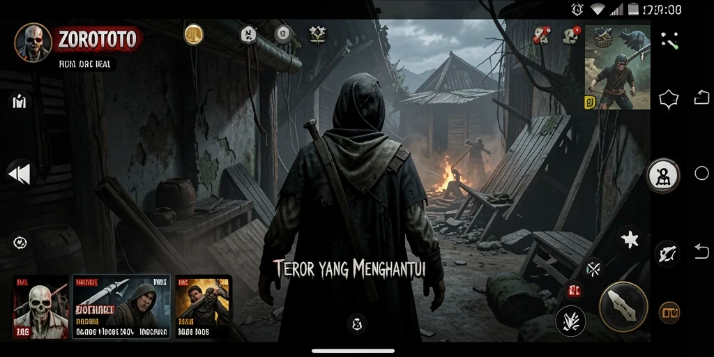 Menghadapi kegelapan yang penuh kengerian dan misteri.